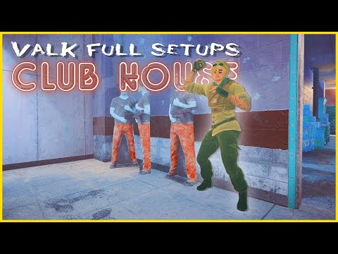 Valk Full Setups: Club House | Valkyrie Cam Spots | Rainbow Six Siege