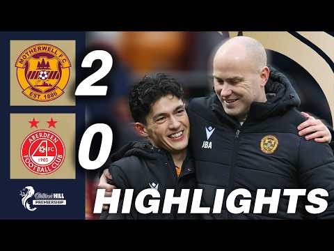 Motherwell 2-0 Aberdeen | HIGHLIGHTS | William Hill Premiership