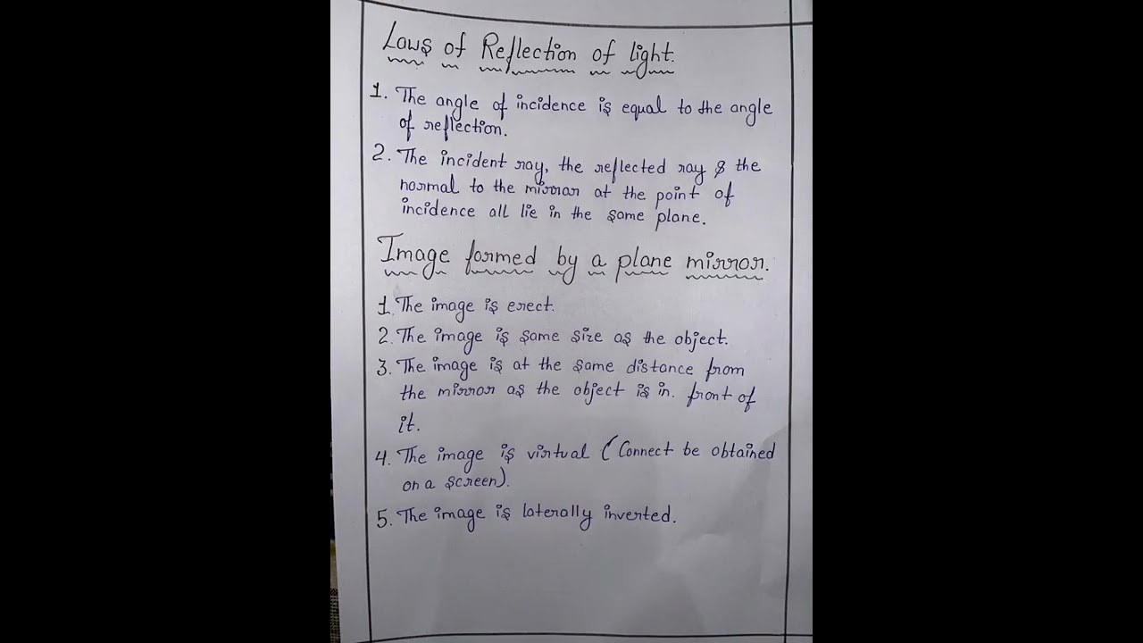 project file on Reflaction and Refraction of #Light