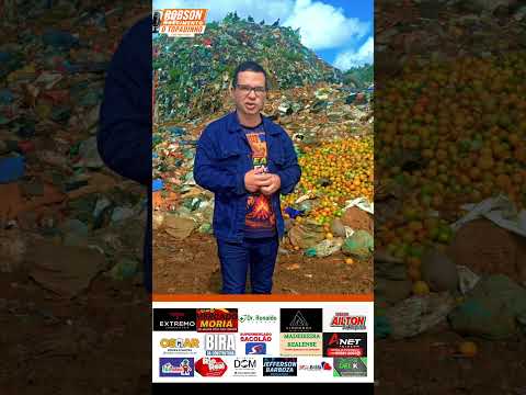 LARANJA É DESCARTADA EM LIXÃO DE RIO REALNossa equipe de reportagem esteve no lixão