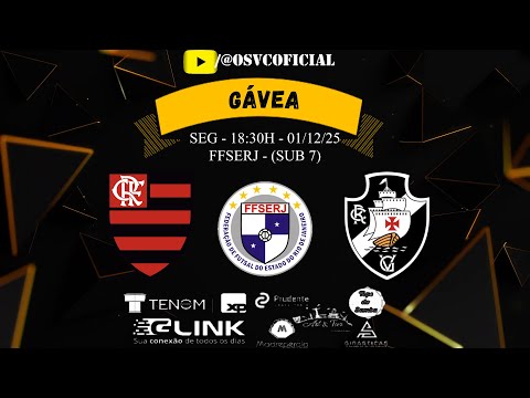 FLAMENGO X VASCO - SUB 7 - FFSERJ - 01/12/25 - AO VIVO