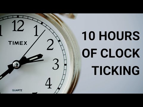 10 Hours of Super Relaxing Clock Ticking Sound
