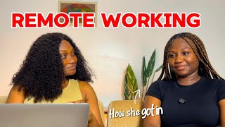 How she got a remote US role from Nigeria 