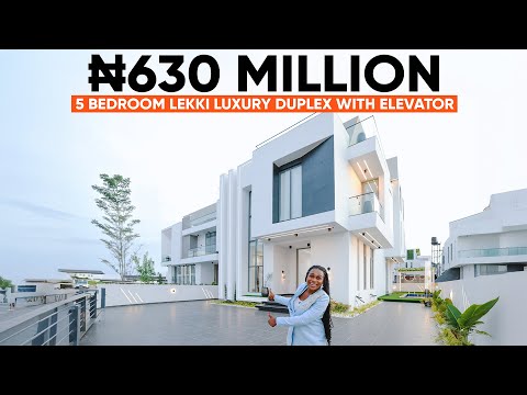 Inside a ₦630 Million ($420,000) Luxury Duplex in Lekki Lagos | Elevator, Pool, Cinema & More!