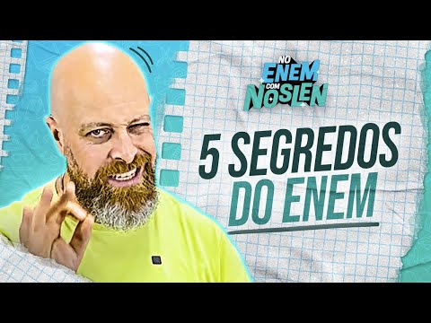 TIPS for you to GET A 1000 in the ENEM ESSAY #NoENEMComNoslen | Professor Noslen