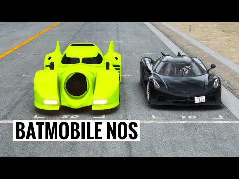 Koenigsegg Jesko Absolut vs Batmobile with NOS at Special Stage Route X
