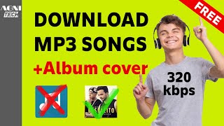 How to download MP3 SONGS | No APP | HIGH QUALITY | with ALBUM ART