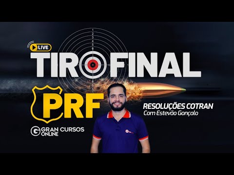 Concurso PRF: Tiro Final - Resoluções CONTRAN  com Prof. Estevão Gonçalo
