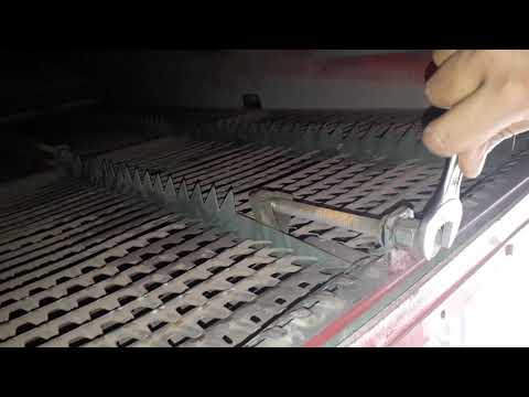 Harvester - Sieve Adjustment