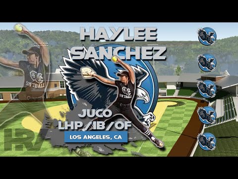 JC Transfer Haylee Sanchez Lefty Pitcher and First Base, Softball Skills Video - Mission College