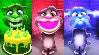 Kids learn colors with Talking Santa Talking Tom and Little Baby Panda