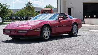 1989 Chevrolet Corvette Coupe Highlights