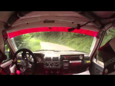 Cameracar 11°Rally del Moscato 2012 Lanzone-Topino Peugeot 205 Gti FA7