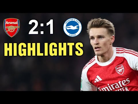 Arsenal vs Brighton 2-1 Highlights & All Goals (Premier League) Arsenal Brighton