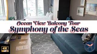 Symphony of the Seas | Royal Caribbean | Ocean View Balcony Stateroom 6D | Cabin 12322 | Room Tour