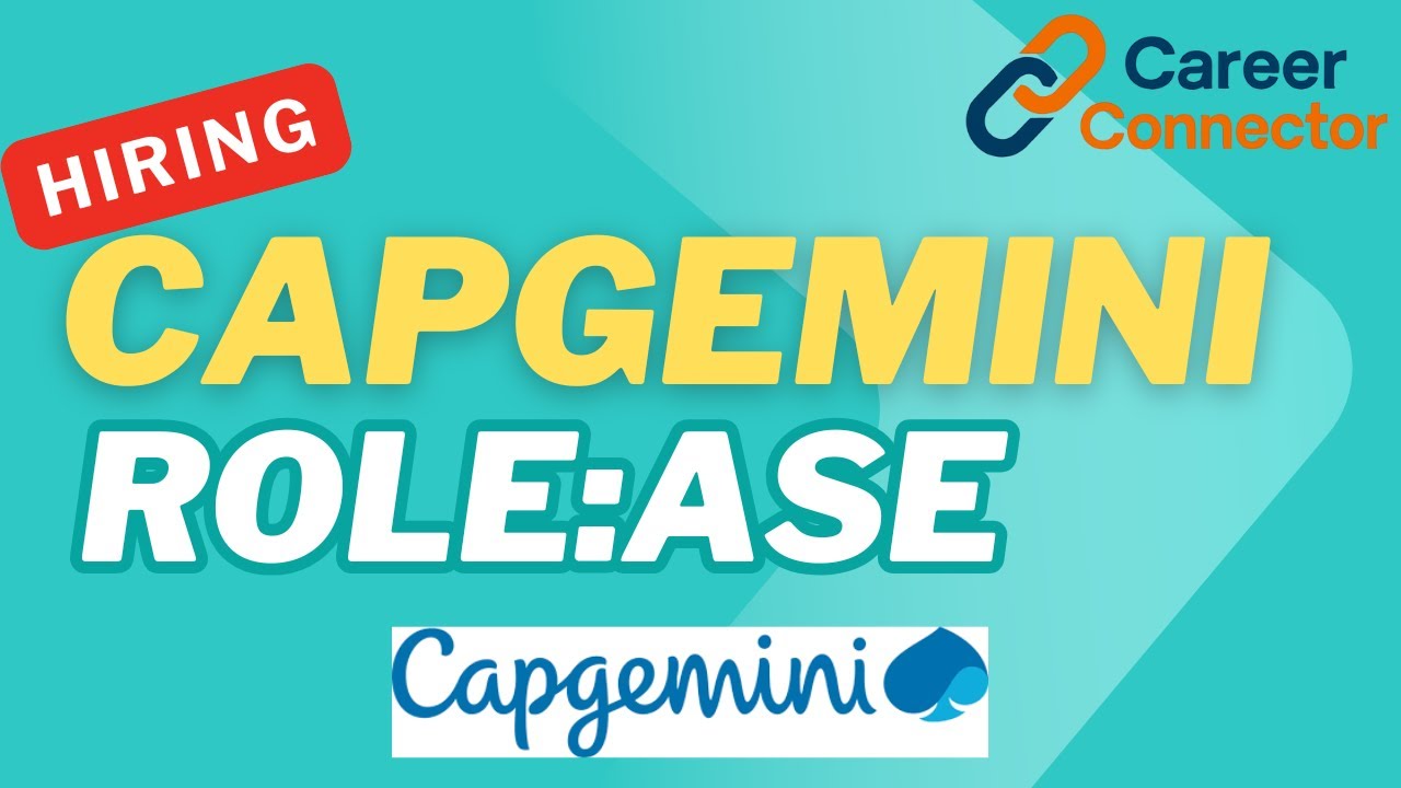 Capgemini is hiring for the role of Software Engineer |Everything you need to know is here watch now