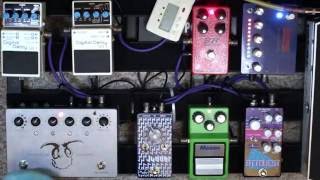 Video thumbnail for MWFX Mini Judder, Lightfoot Labs Goatkeeper - Pedalboard Demo Part 1 by Ways In Waves