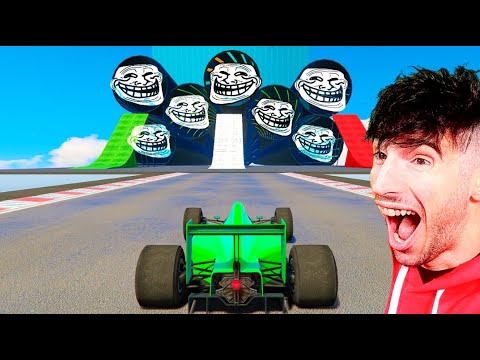PARKOUR TROLL WITH FORMULA 1!! *VERY TROLL ENDING* GTA V ONLINE - GTA 5 ONLINE