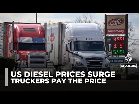 War on Iran sends US diesel to record highs, pushing truckers to the brink