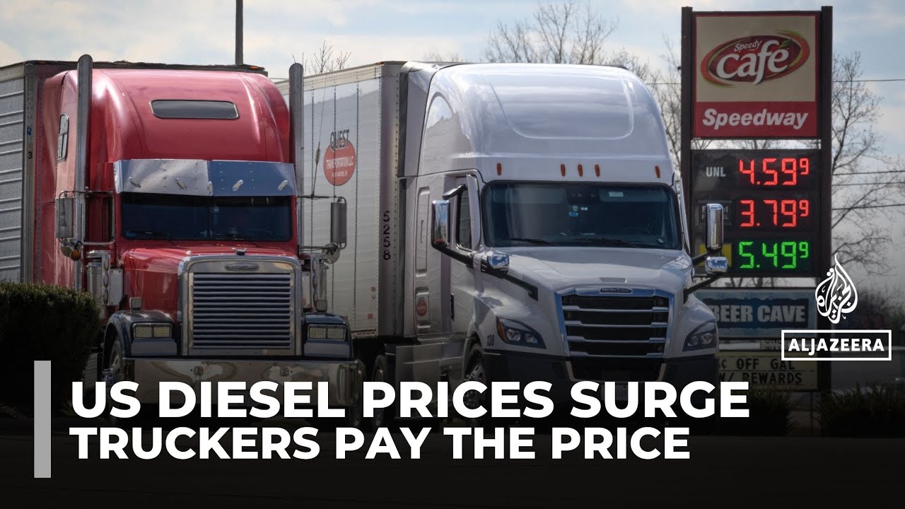War on Iran sends US diesel to record highs, pushing truckers to the brink