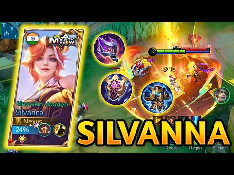 SILVANNA LOCKS THEM DOWN! Full Magic Lifesteal Build – MLBB 2025