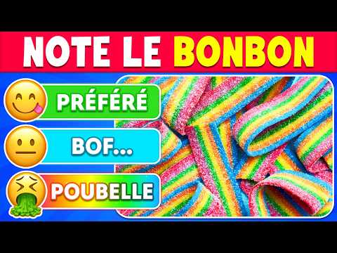 TIER LIST : Classe les BONBONS du MEILLEUR au PIRE 🥇🧁🍭 Gâteaux et Bonbons Populaires 2025