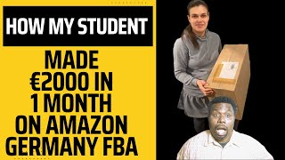 Amazon Germany FBA Success Story | Case Study From My Student | Amazon Fba Wholesale Method Result