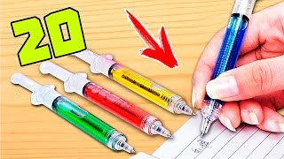 20 ОФИГЕННЫХ И ДЕШЕВЫХ ТОВАРОВ ДЛЯ ШКОЛЫ с ALIEXPRESS / ШКОЛЬНЫЕ ЛАЙФХАКИ + КОНКУРС