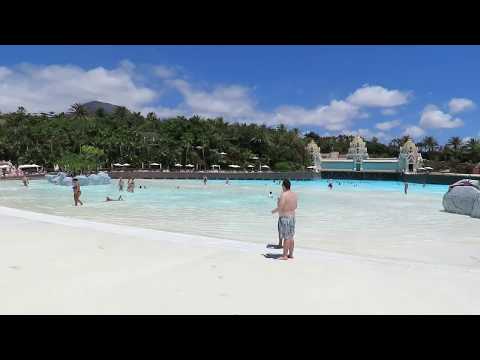 Siam Park in Tenerife, World largest artificial wave, Canary Island. Holiday 2017