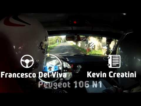 Rally Day di Pomarance 2016 Del Viva Creatini Peugeot 106 N1