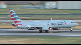 American Airlines Boeing 737-800 [N927NN] landing in PDX