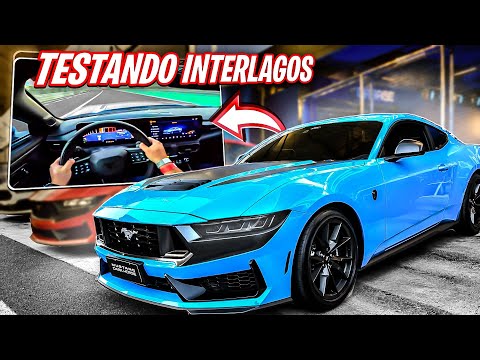 ACELEREI MUSTANG DARK HORSE COM ESCAPE ESPORTIVO EM INTERLAGOS