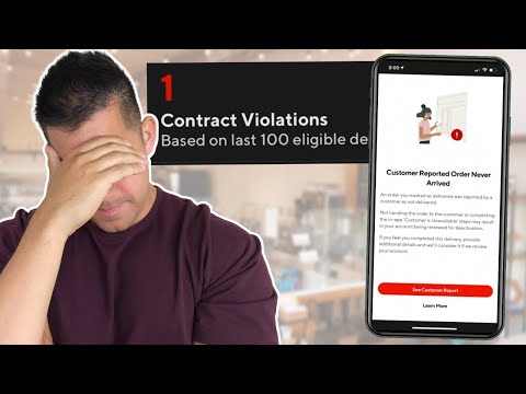 DoorDash Dasher Contract Violation (Explained)