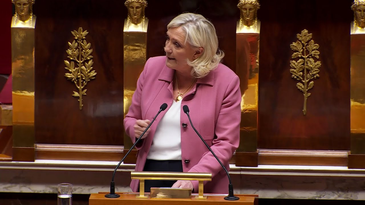Ukraine : le discours de Marine Le Pen à l'Assemblée nationale
