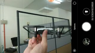 Hand catch Tello back flip to stop propellers. Indoor, low light &amp; stability test.