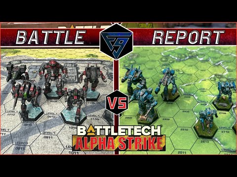 Battletech Alpha Strike Battle Report - Wolf's Dragoons VS Flik's Marauders