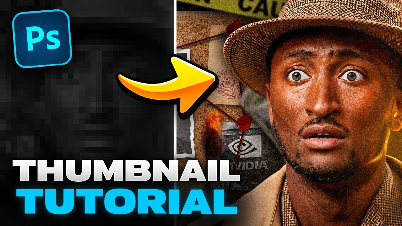 How To Design A VIRAL Thumbnail in Photoshop