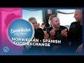 Miki 🇪🇸 & KEiiNO 🇳🇴 Try Spanish And Norwegian Food! - Eurovision 2019