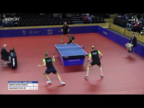 NK 2019 Finale heren dubbel: Weijers/Khatchanov - Hageraats/Van der Lee