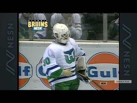 Bruins-Whalers 1990 Game 4 Adams Division Semi-Final 4/11/90