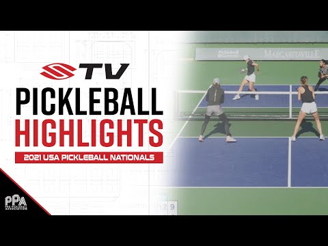 Catherine Parenteau's Great Defense Pickleball Highlight - 2021 USA Pickleball Nationals
