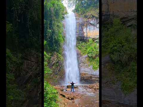 chegando de vstrom xt 1050 na Cachoeira da Cortina em Timbé do Sul SC #santacatarina