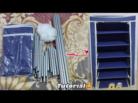 6 shelves shoe rack (Flipkart) | Do it yourself unboxing and easy assemble | Product review |