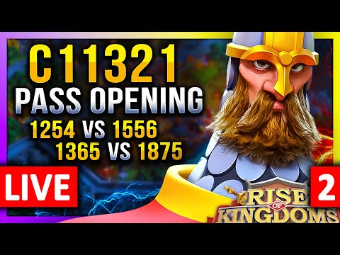Pass4 Opening Mega-KVK 🔥 LIVE! 🔴 1254, 1556, 1365, 1875 - C11321 #2
