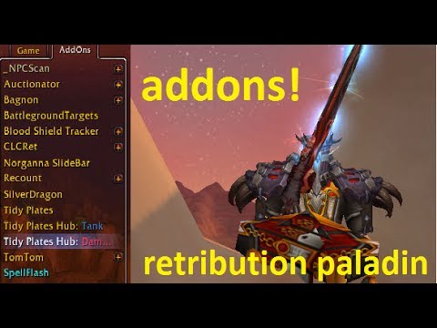 ret pala addons PVP 5.4 (clcret, bagon, bartender4 and more!)