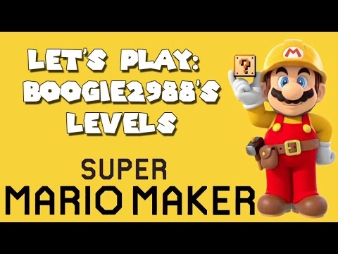 Super Mario Maker: Let's Play @Boogie2988 's levels (Part 1)