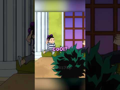 Mineta trying to be like Shoto 😭 #mha
