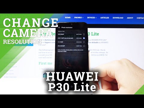 How to Change Photo Resolution in Huawei P30 Lite - Change Camera Setup