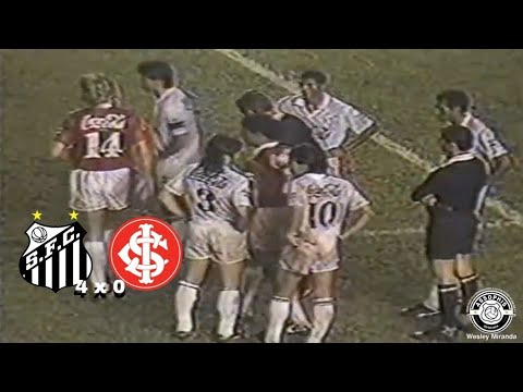 Santos 4 x 0 Internacional - 03/30/1992 - Commentary by Silvio Luiz + Reporting by Roberto Petri