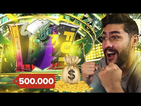 MY INSANE 500.000 COINS PACK in FIFA 23 ULTIMATE TEAM!! THE WINTER SPECIAL PACK PAID OFF BIG TIME!!